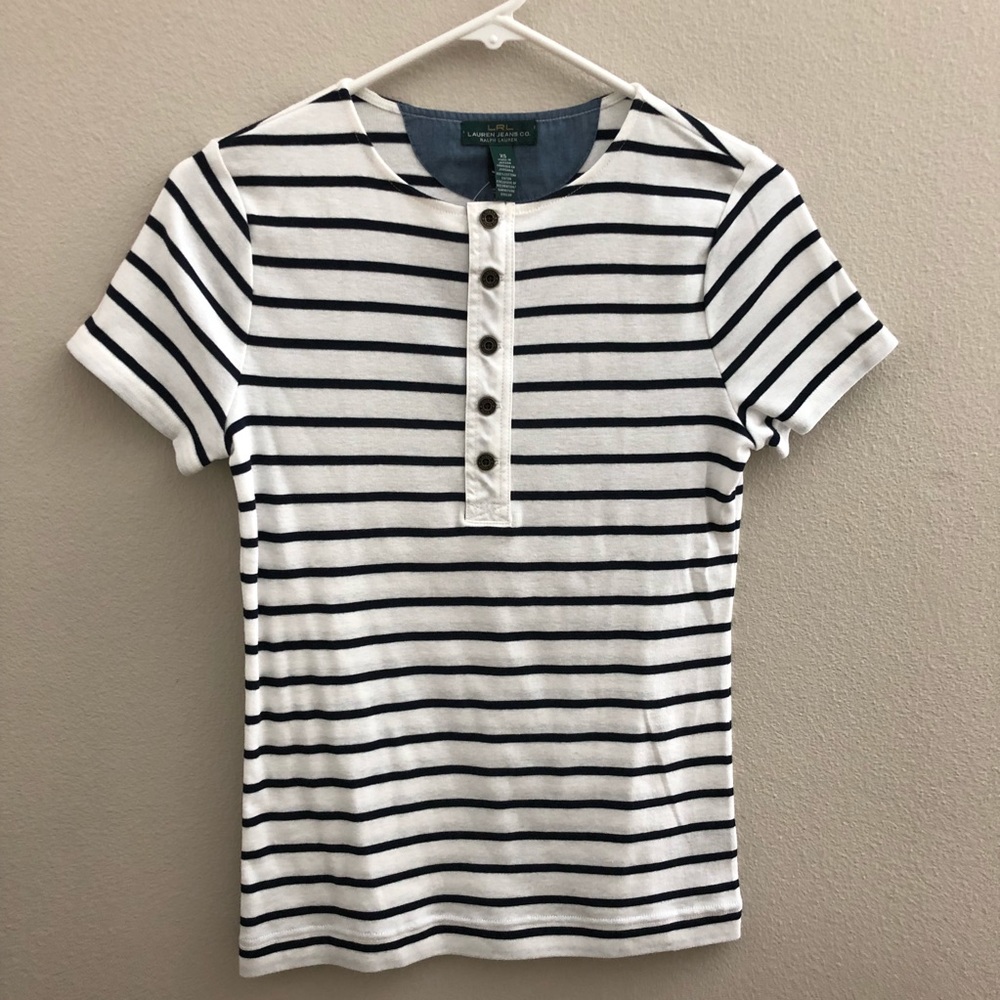 Lauren Jeans Co Striped Top